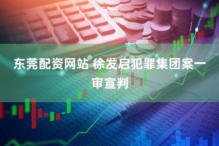东莞配资网站 徐发启犯罪集团案一审宣判