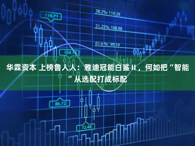 华霖资本 上榜鲁人人：雅迪冠能白鲨Ⅱ，何如把“智能”从选配打成标配