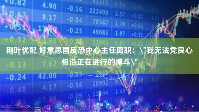 荆叶优配 好意思国反恐中心主任离职：＂我无法凭良心相沿正在进行的搏斗＂