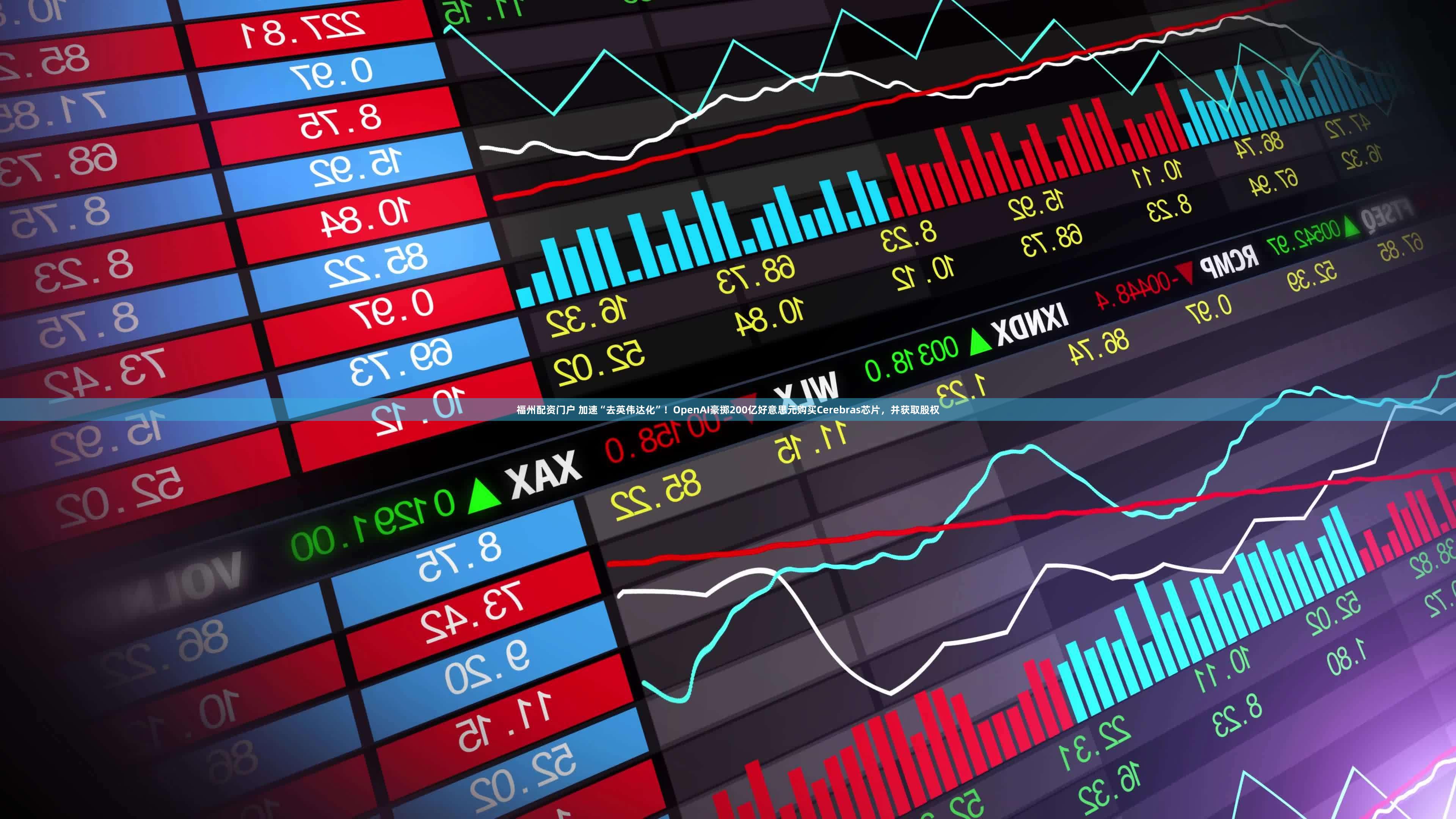 福州配资门户 加速“去英伟达化”！OpenAI豪掷200亿好意思元购买Cerebras芯片，并获取股权